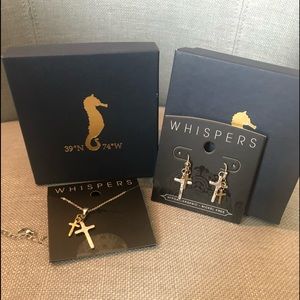Cross Necklace & Earrings from Cape May NJ